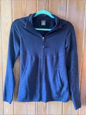 Women’s REI Dark Navy Full-Zip Jacket, Size Small